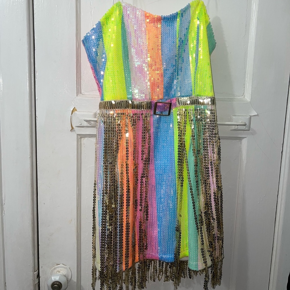 Eras tour rainbow party dress! 🌈